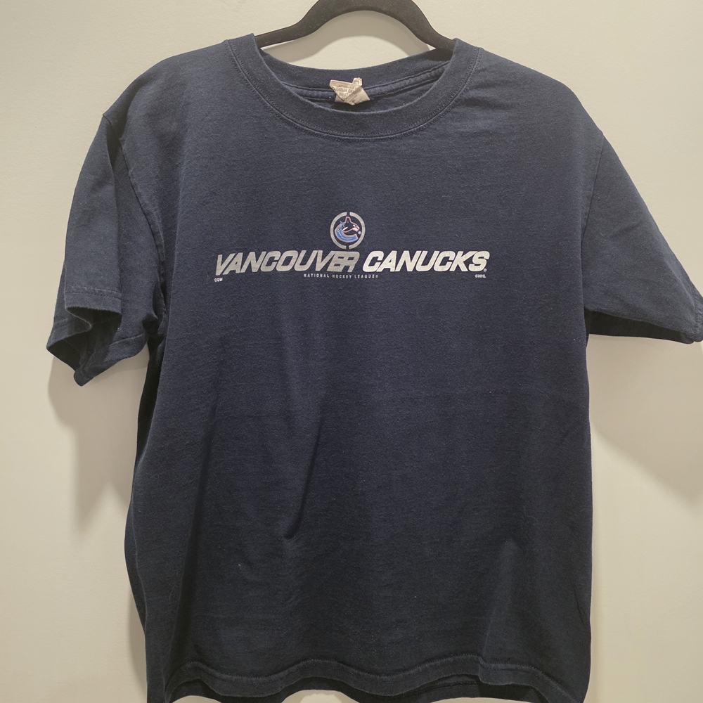 Vancouver Canucks Navy Blue Tee